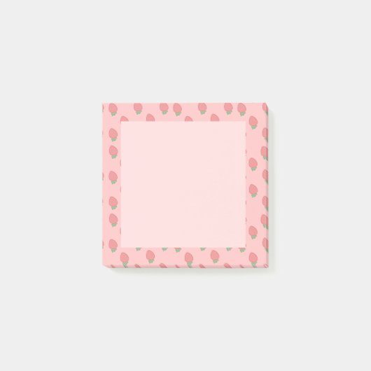 Post-it® Kawaii Espagne Pink Fraises (Devant)