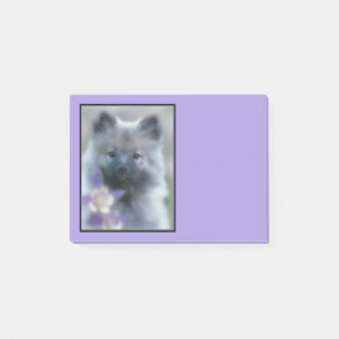 Post-it® Keeshond et Columbine - Photo de chien