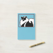 Post-it® Keeshond Graphics - Cute Original Chig Art (Sur un bureau)