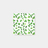 Post-it® Kelly green "Shamrocks en train de tomber" (Devant)