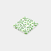 Post-it® Kelly green "Shamrocks en train de tomber" (Incliné)