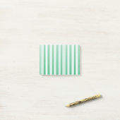 Post-it® Kelly landes de bonbons vertes et blanches (Sur un bureau)