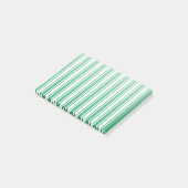 Post-it® Kelly landes de bonbons vertes et blanches (Incliné)