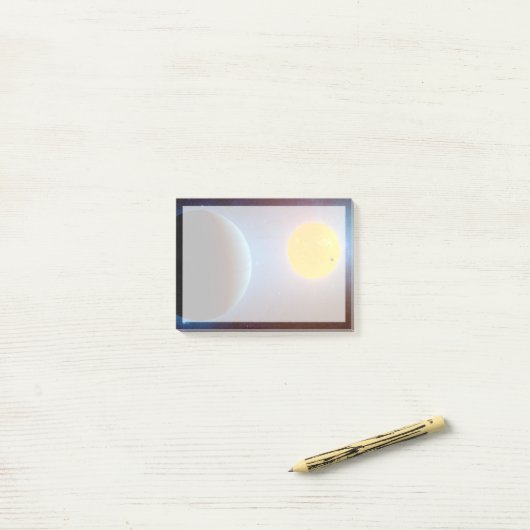 Post-it® Kepler-10 Star System. (Sur un bureau)