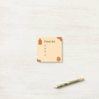 Post-it® Ketchup et nugget de poulet 