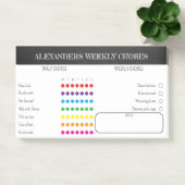 Post-it® Kids Weekly Chores Notes (Bureau)
