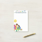 Post-it® Kindergarten Fun Cute (Sur un bureau)