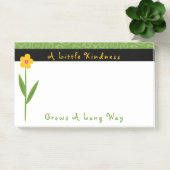Post-it® Kindness Grows Flowers Inspirationnel 10 X 6 (Bureau)