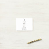 Post-it® King Chess (Sur un bureau)