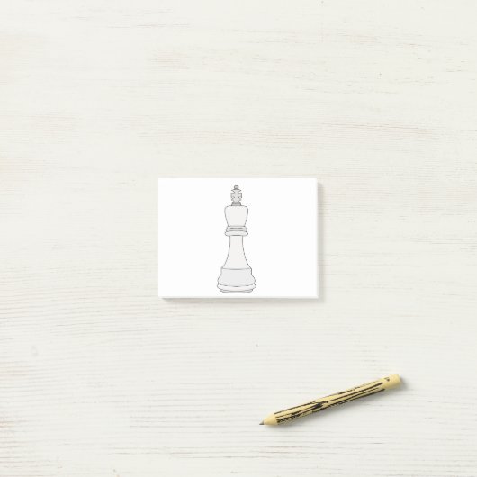 Post-it® King Chess (Sur un bureau)