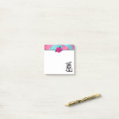 Post-it® KiniArt Mini Schnauzer (Sur un bureau)