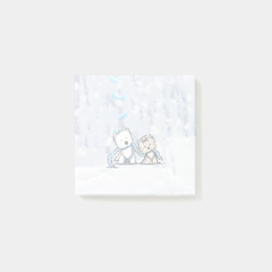 Post-it® KiniArt Notes sur les terriers d'hiver