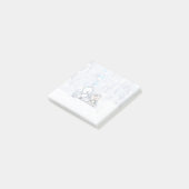 Post-it® KiniArt Notes sur les terriers d'hiver (Incliné)