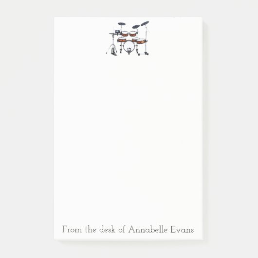 Post-it® Kit tambour personnalisable (Devant)