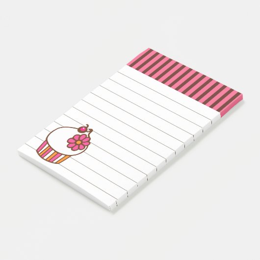 Post-it® Kitchen Cupcake Post It Notes Cadeau (Incliné)