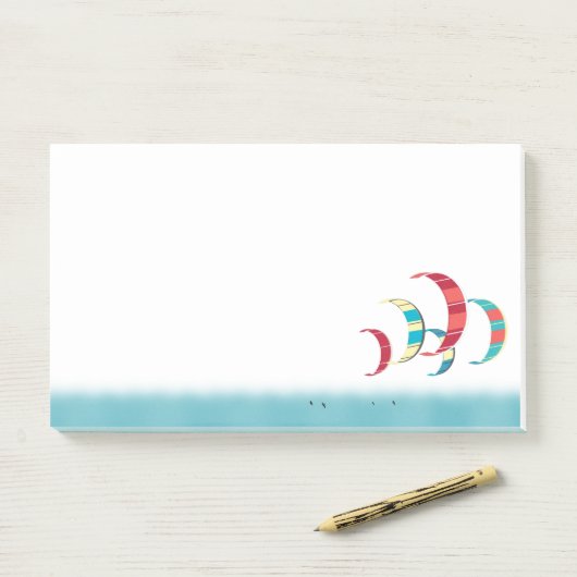 Post-it® Kitesurf (Sur un bureau)