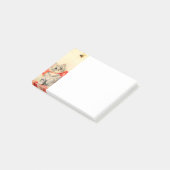 Post-it® Kitten avec ruban rouge (Incliné)