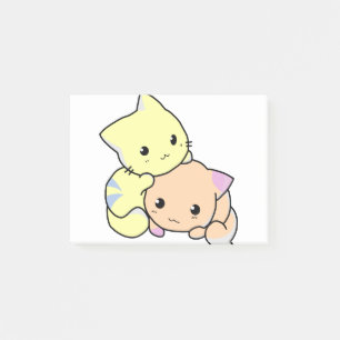 Post-it® Kitties Caricature Snuggle Chats Cute Kittens