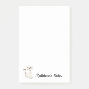 Post-it® Kitty Cat Love Notes   Texte de Personnaliser