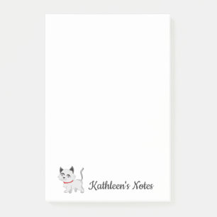 Post-it® Kitty Cat Love Notes   Texte de Personnaliser   Ch