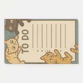 Post-it® Kitty Cat Pad To Do List (Devant)