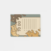 Post-it® Kitty Cat Pad To Do List (Devant)