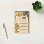 Post-it® Kitty Cat Pad To Do List (Bureau)