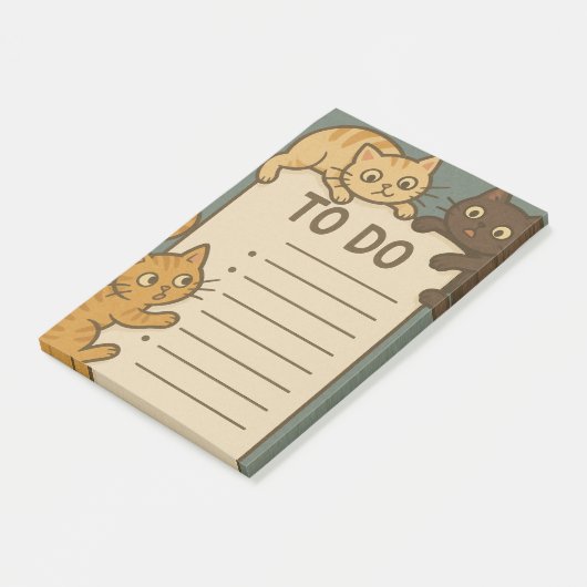 Post-it® Kitty Cat Pad To Do List (Incliné)