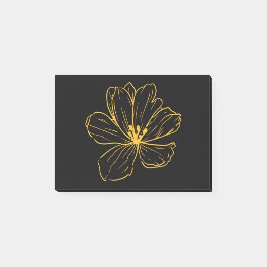 Post-it® Kleine gele bloem - Kook Art Post-it® Notes (Voorkant)