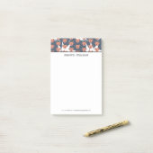 Post-it® Koala Mignon Moderne et Feuille Tropicale (Sur un bureau)