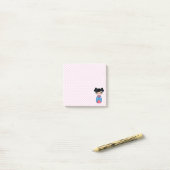 Post-it® Kokeshi Doll Rose (Sur un bureau)