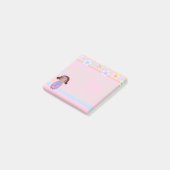 Post-it® kokeshi sakura - Post-It Notes pad (Incliné)
