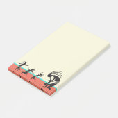 Post-it® Kokopelli de danse de fête du Sud-Ouest (Incliné)