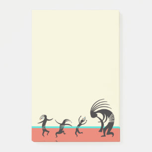 Post-it® Kokopelli de danse de fête du Sud-Ouest