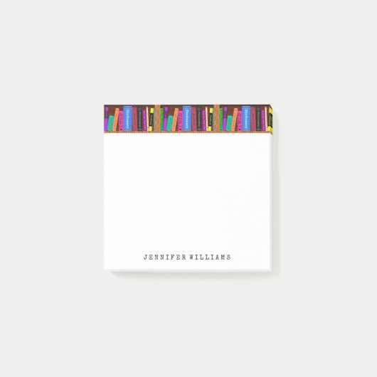 Post-it® La bibliothèque réserve l'auteur de professeur (Devant)