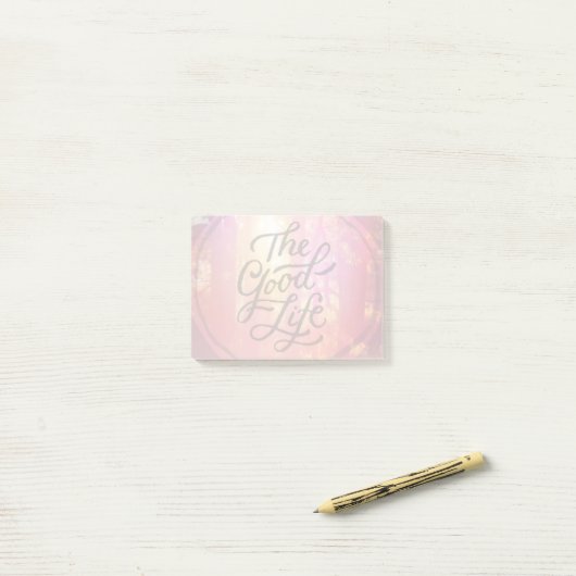 Post-it® La Bonne Vie (Sur un bureau)