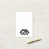 Post-it® La Bouche Des Vampires Avec Les Gangs Et Les Créat (Sur un bureau)