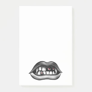 Post-it® La Bouche Des Vampires Avec Les Gangs Et Les Créat