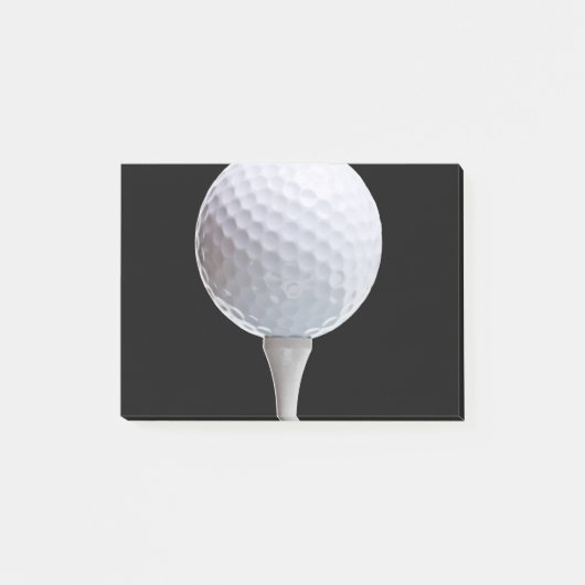 Post-it® La boule de golf blanche folâtre le modèle (Devant)