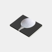 Post-it® La boule de golf blanche folâtre le modèle (Incliné)