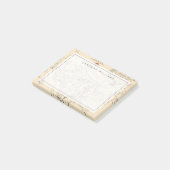 Post-it® La carte des États-Unis par les Texans (Incliné)