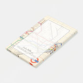 Post-it® La carte souterraine de Londres (Incliné)