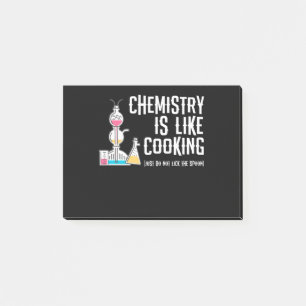 Post-it® La chimie est comme faire cuire juste ne lèchent