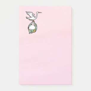 Post-it® La cigogne porte un bébé