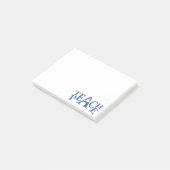 Post-it® La colombe blanche enseigne la paix (Incliné)