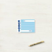 Post-it® La couleur personnalisée valorise la reconnaissanc (Sur un bureau)