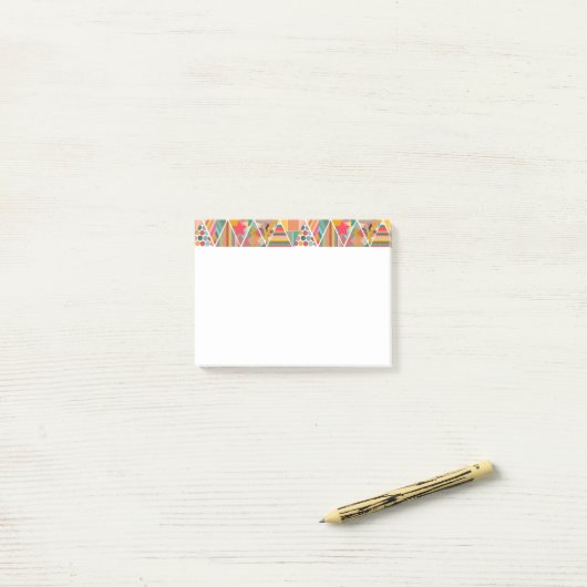 Post-it® La courtepointe Boho Crazy (Sur un bureau)