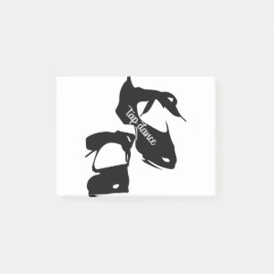 Post-it® La danse de robinet chausse le danseur de