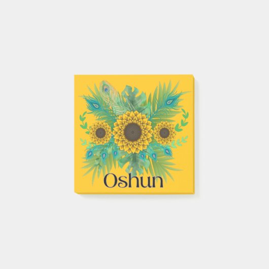 Post-it® La déesse d'Oshun Tournesols (Devant)