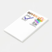 Post-it® La diversité est hors de propos (Incliné)
